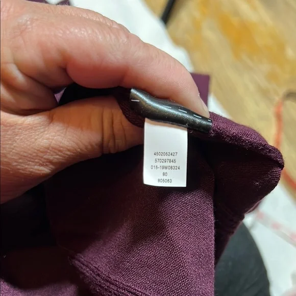 White House Black Market Burgundy Turtleneck Sweater - Picture 12 of 13